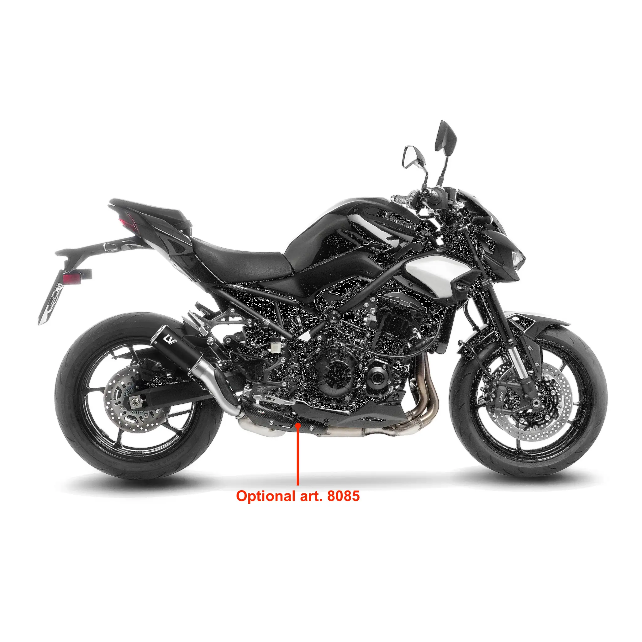 Leovince LV Corsa S Black Edition Schalldämpfer - ECE Straßenzulassung