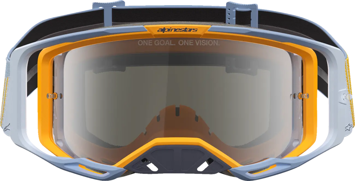 Alpinestars Vision 8 Maven Goggle Dust Blue Orange Mirror-Silver