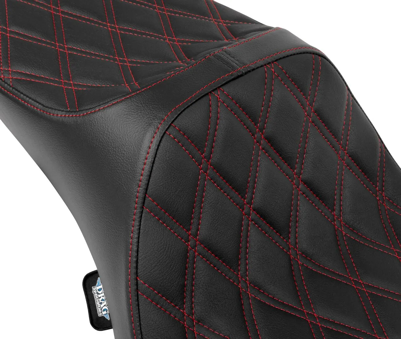 2-Up Drag Specialties Extended Reach Predator Iii Seat - For Harley Davidson