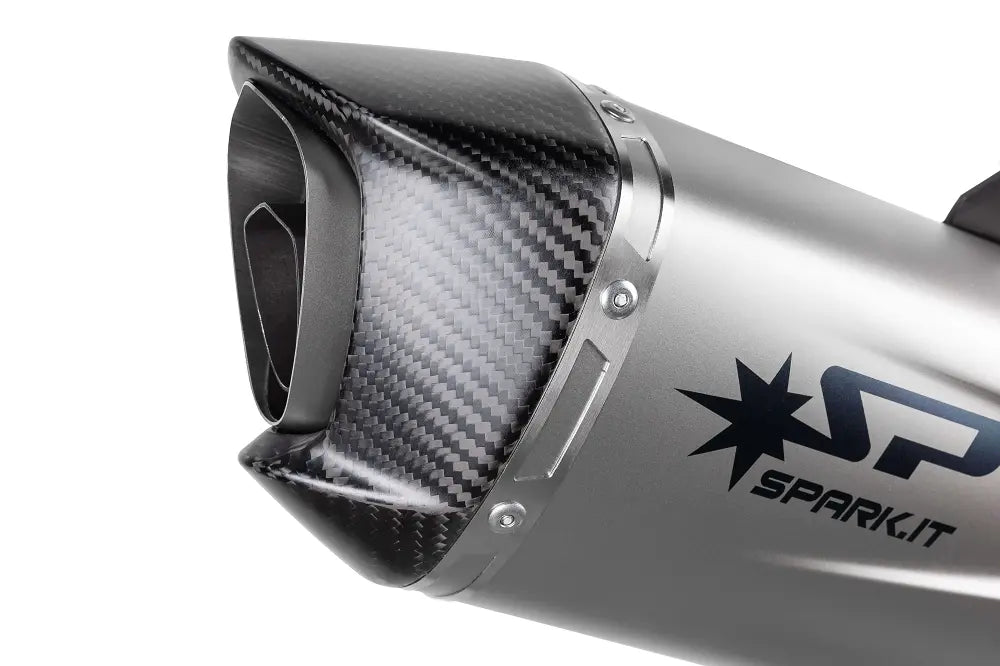 Spark Force Evo Slip-on Schalldämpfer Mit Carbon Endkappe - ECE Straßenzulassung
