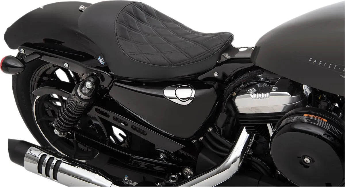 Drag Specialties 3/4 Solo Seat - For Harley Davidson
