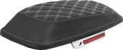 Saddlemen RoadSofa Lattice Stitched Saddlebag Lid Covers White