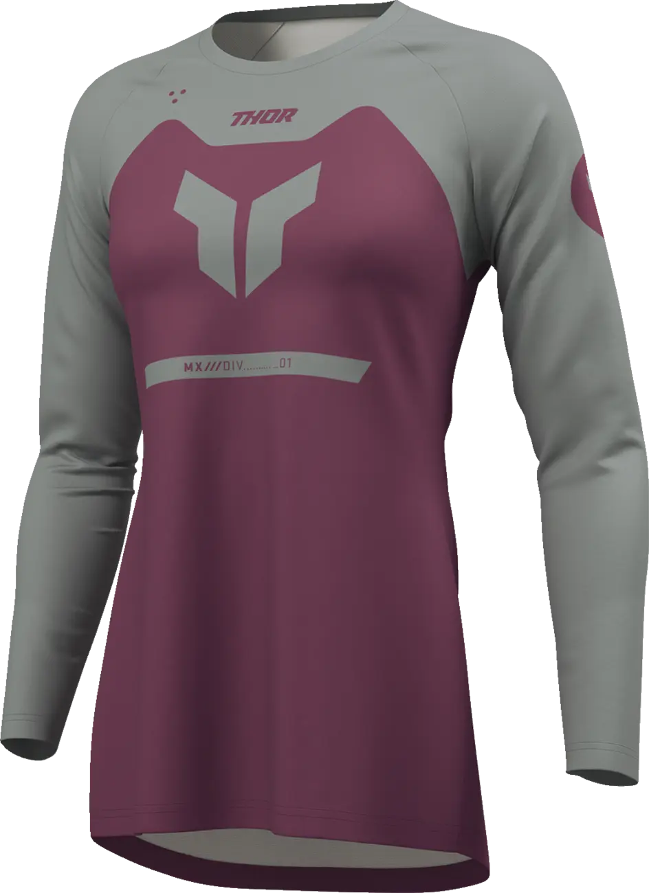 Thor Women's Ridemode Menace Jersey Purple/Gray