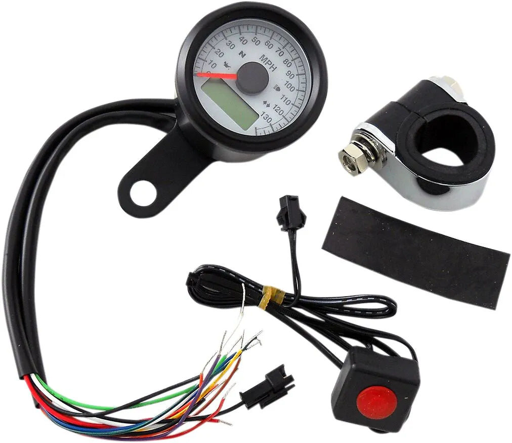 Drag Specialties 1-7/8" Electronic Speedometer