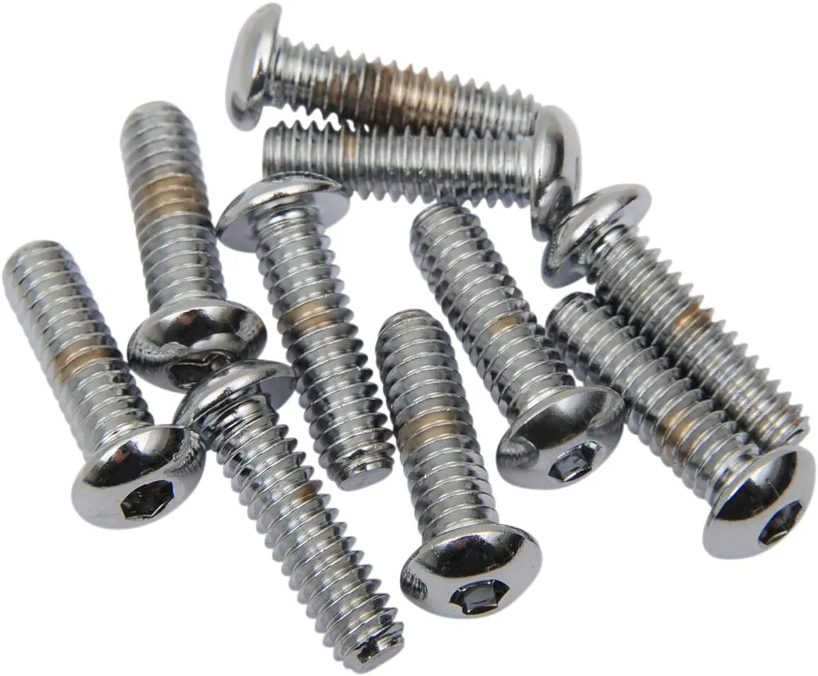 Drag Specialties Button Head Bolts 1/4-20 x 7/8"