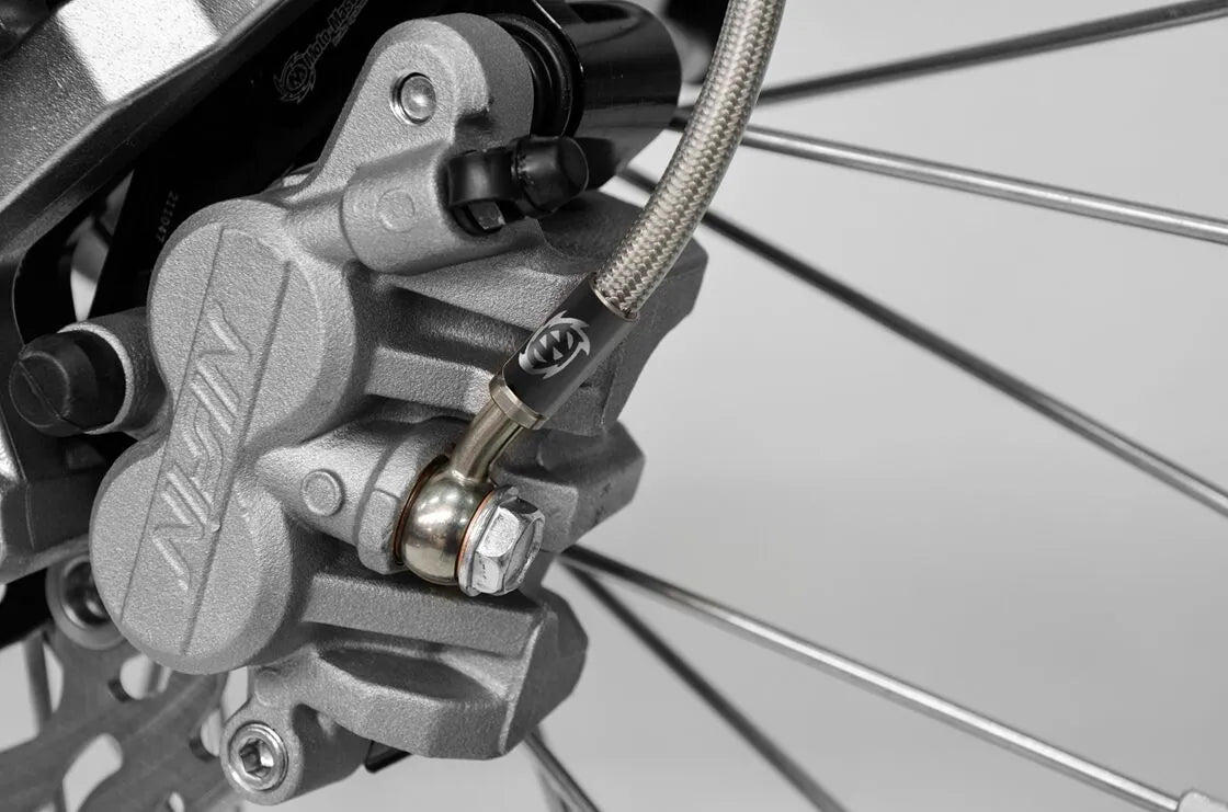 Moto-master Vorderbremsleitung Hydraulisch - Edelstahl