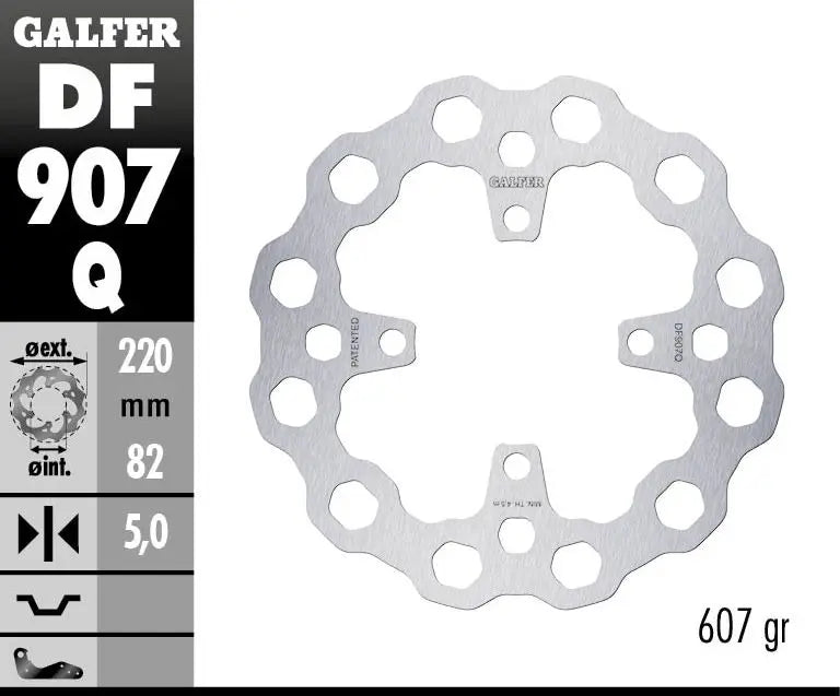 Galfer Cubiq Bremsscheibe - Hinten