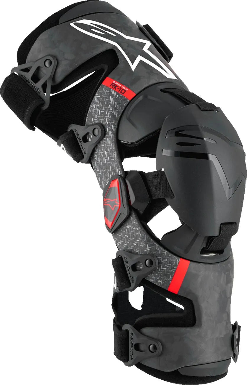 Alpinestars Supertech RK-10 Plasma Knee Braces Black/Red