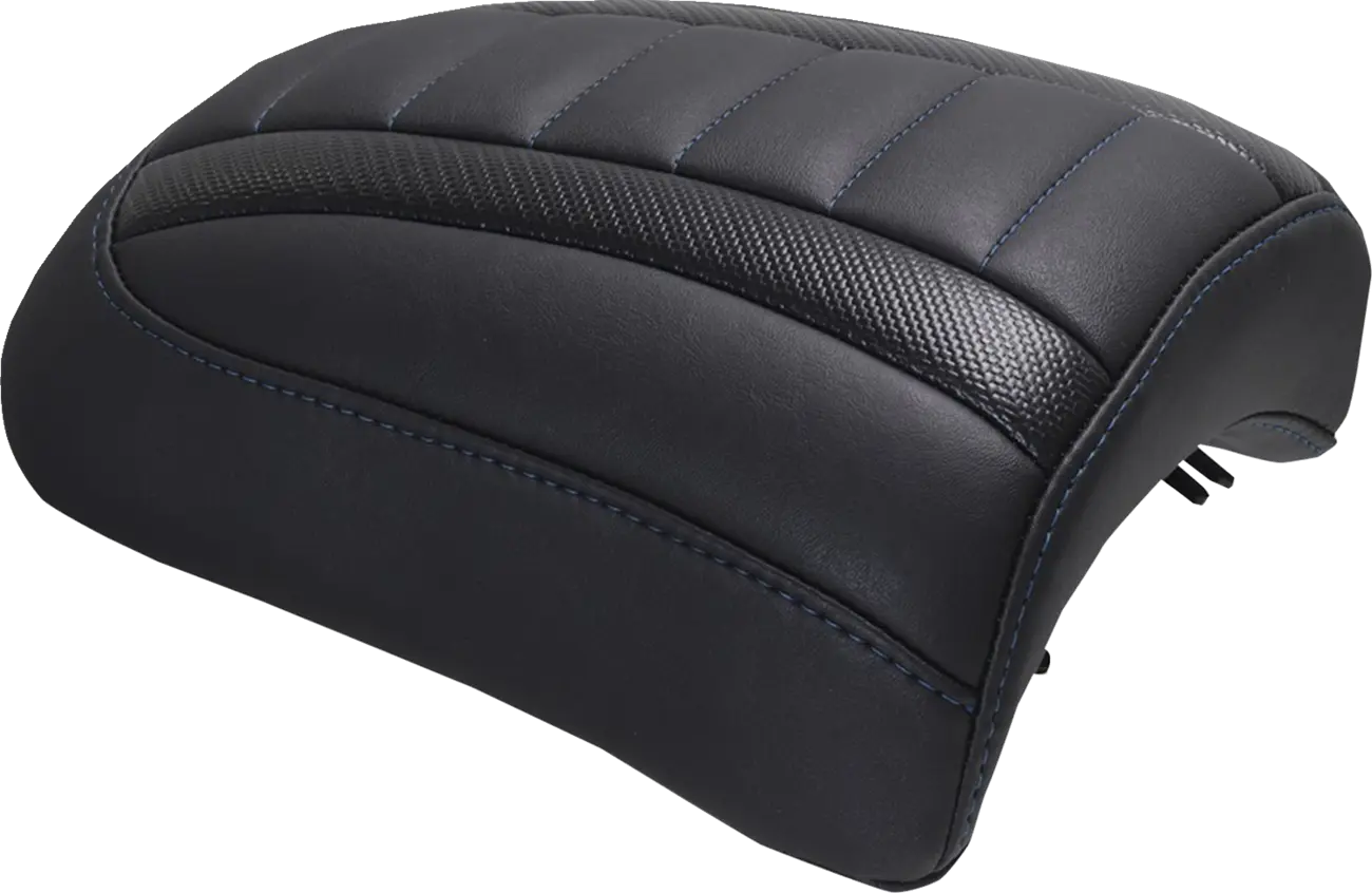 Rear Mustang Padded Passenger Seat Cowl - For Harley Davidson