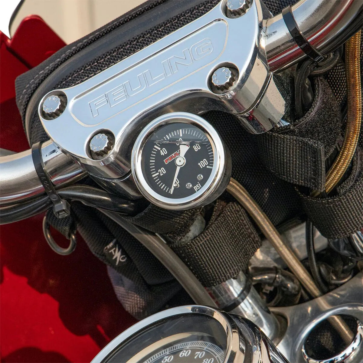 Feuling Parts Remote Oil Pressure Gauge Kit