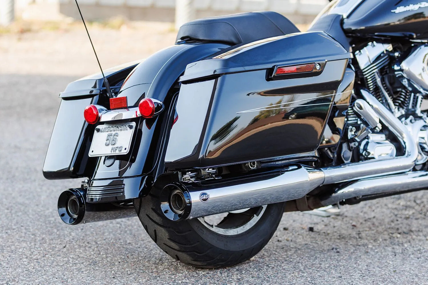 S&S Cycle GNX Slip-On Schalldämpfer für Harley Davidson