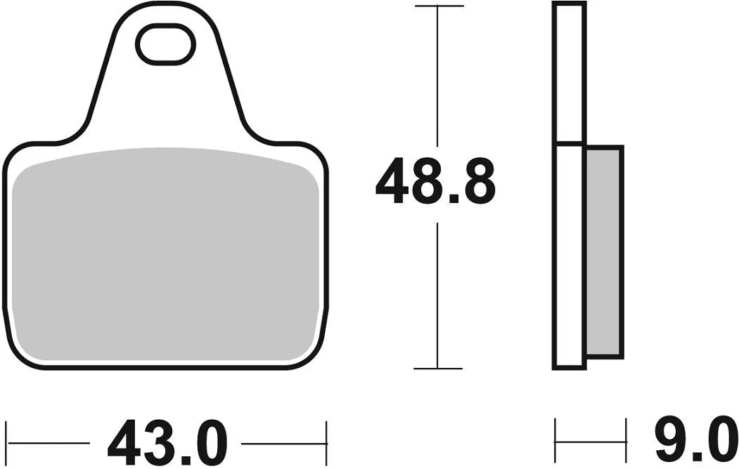 SBS DS Racing Sinter Bremsbeläge Set