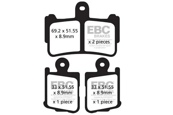 Ebc Fa-hh Series Sinter-bremsbeläge - Vorne