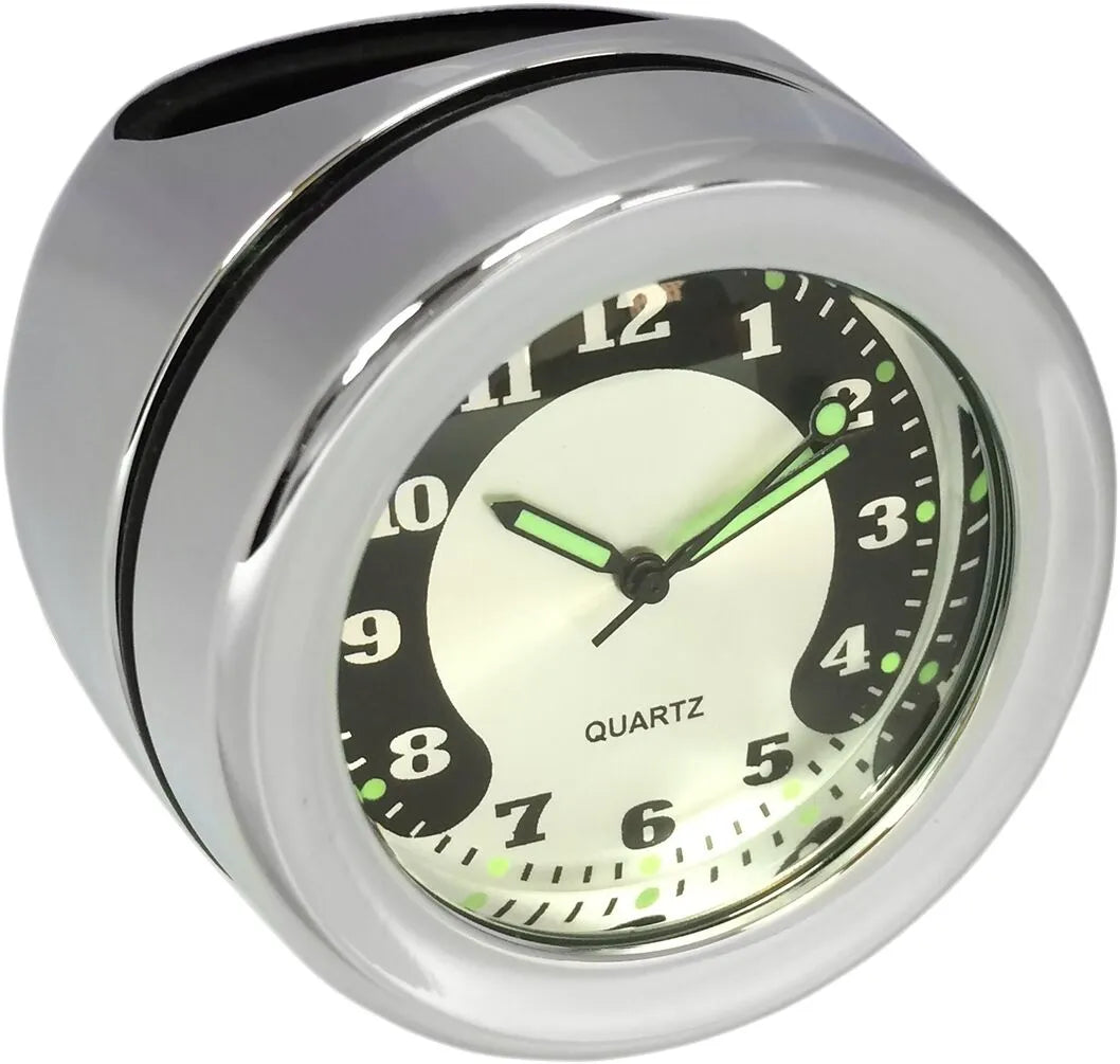 Drag Specialties Handlebar Clock - 1" Clamp