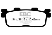 Ebc Sfa Serie Organische Scooter Bremsbeläge