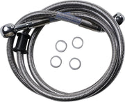 Drag Specialties Edelstahl-Bremsleitungskit 45,25"