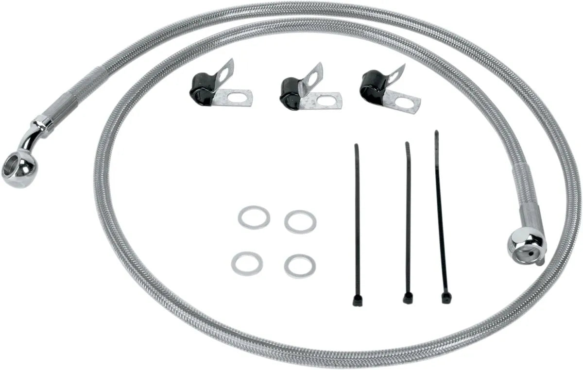 Drag Specialties Edelstahl Bremsleitungssatz 44.25"