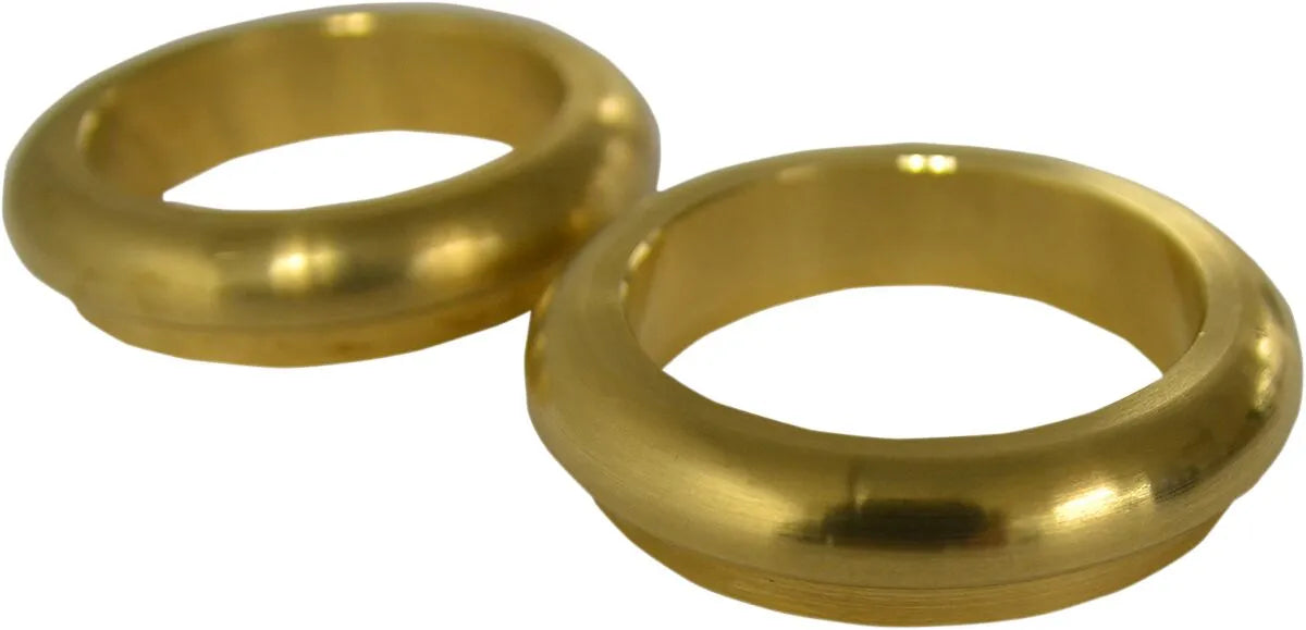 La Choppers Fork Dust Covers For 49 Mm Forks - Brass