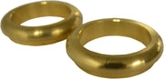 La Choppers Fork Dust Covers For 49 Mm Forks - Brass