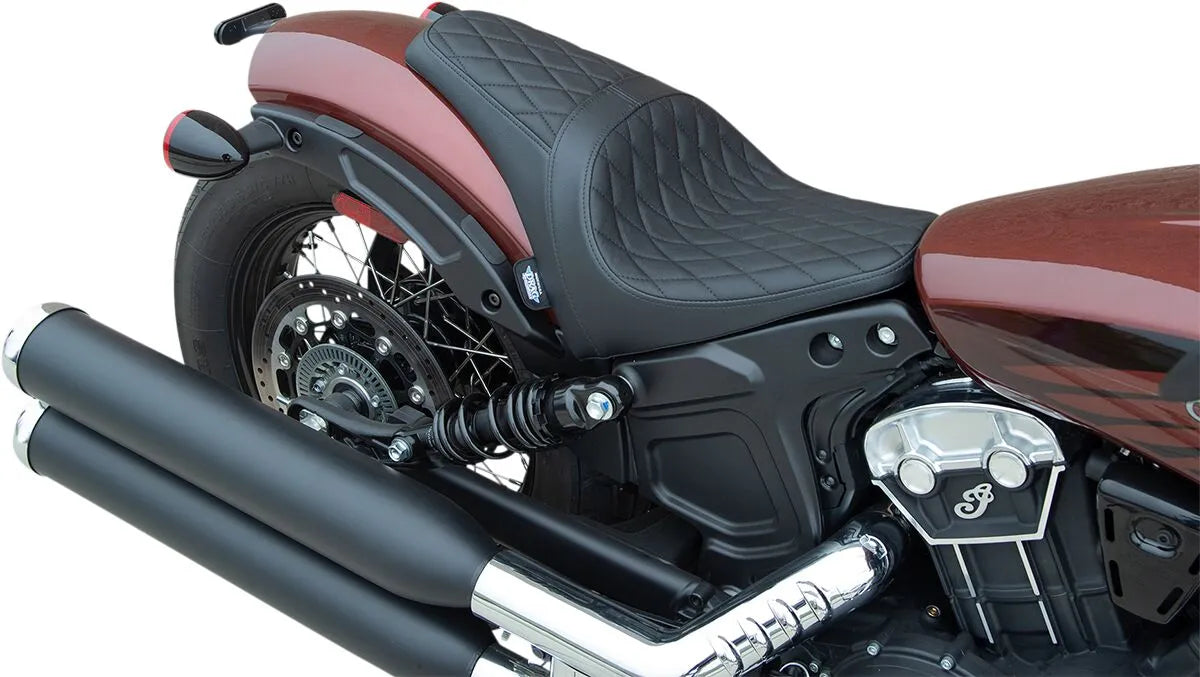 Drag Specialties 3/4 Solo Seat - For INDIAN