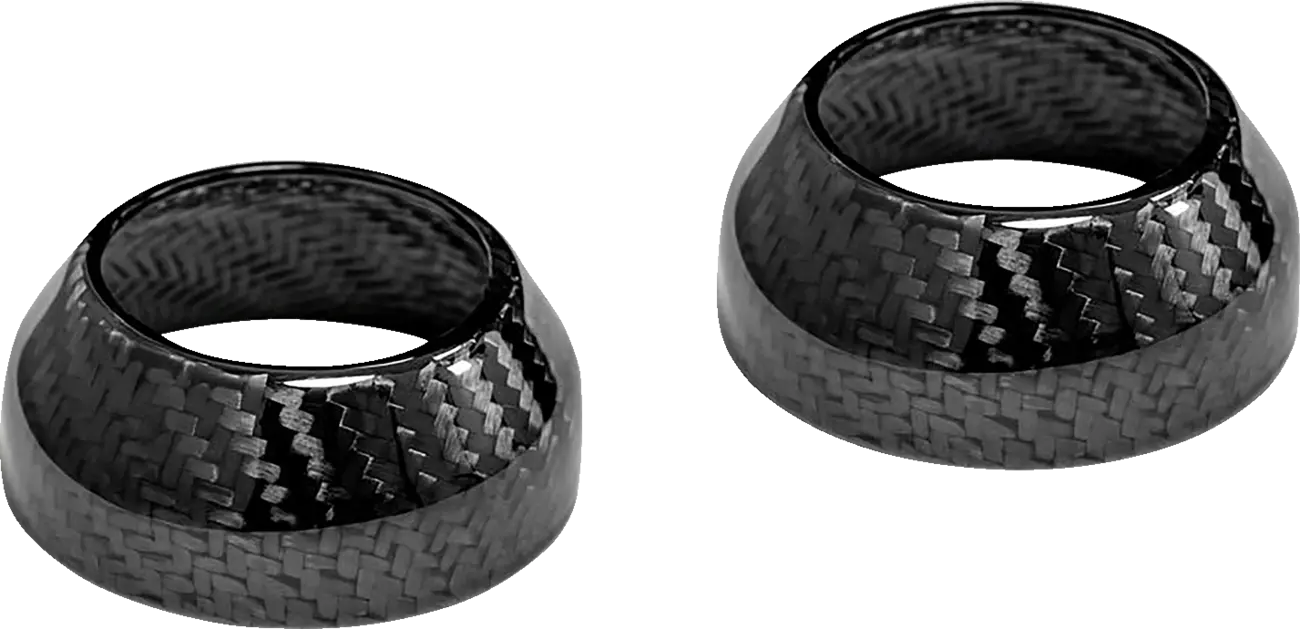 SADDLEMEN Carbon Fiber Fork Covers for 39mm Forks