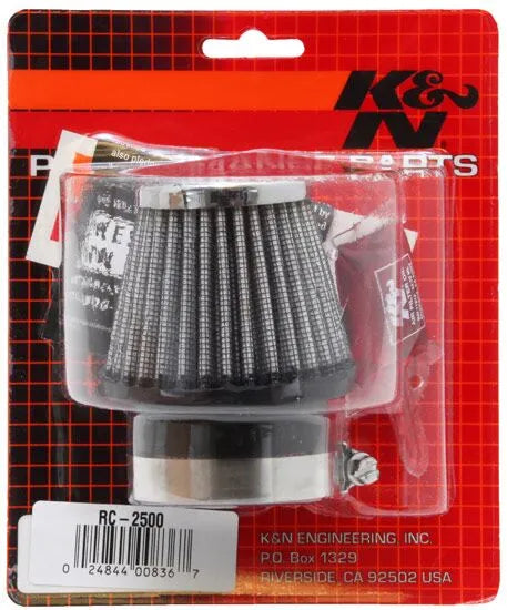 K&n Rc-2500 Clamp-on Air Filter Round Tapered
