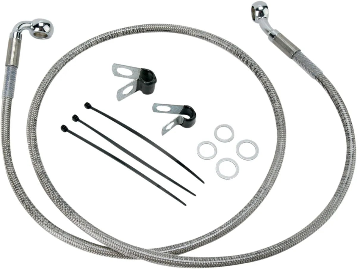 Drag Specialties Verlängertes Bremsleitungskit 44-7/8"