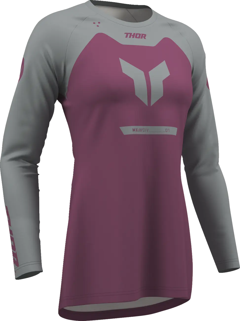 Thor Women's Ridemode Menace Jersey Purple/Gray