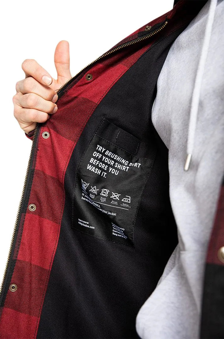 John Doe Motoshirt Jacket Foreet Sport - Red