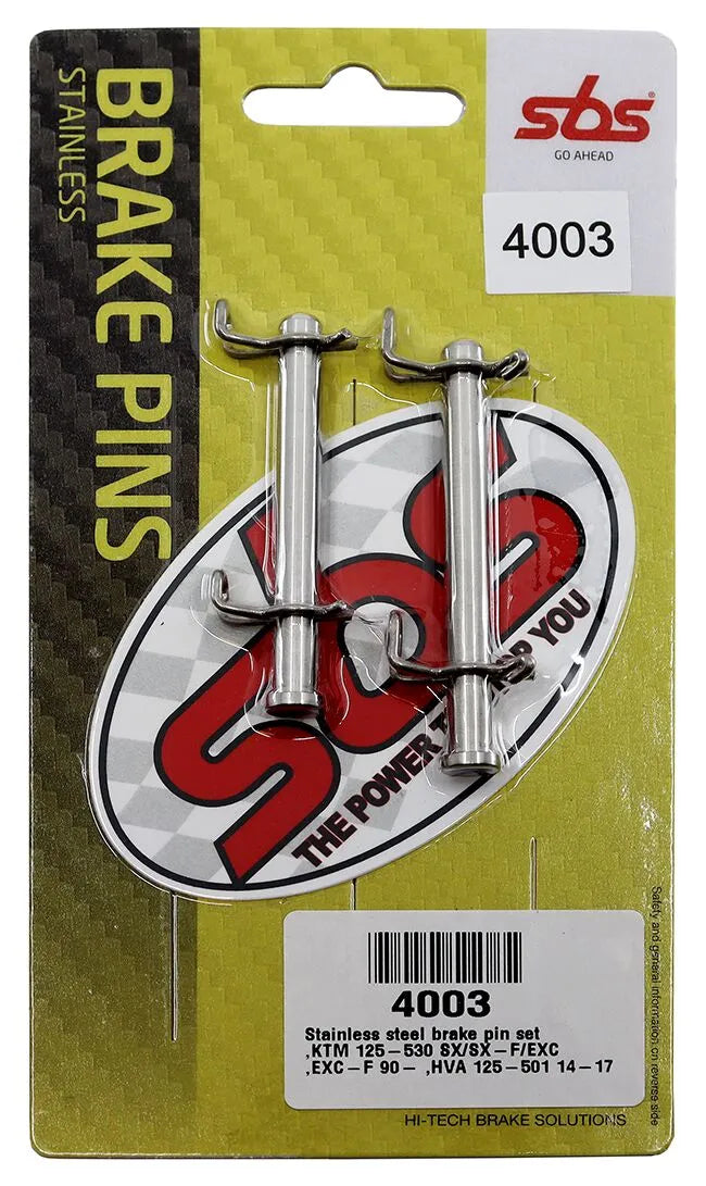 Sbs Brake Pad Pins Set For Mx And Enduro Bikes
