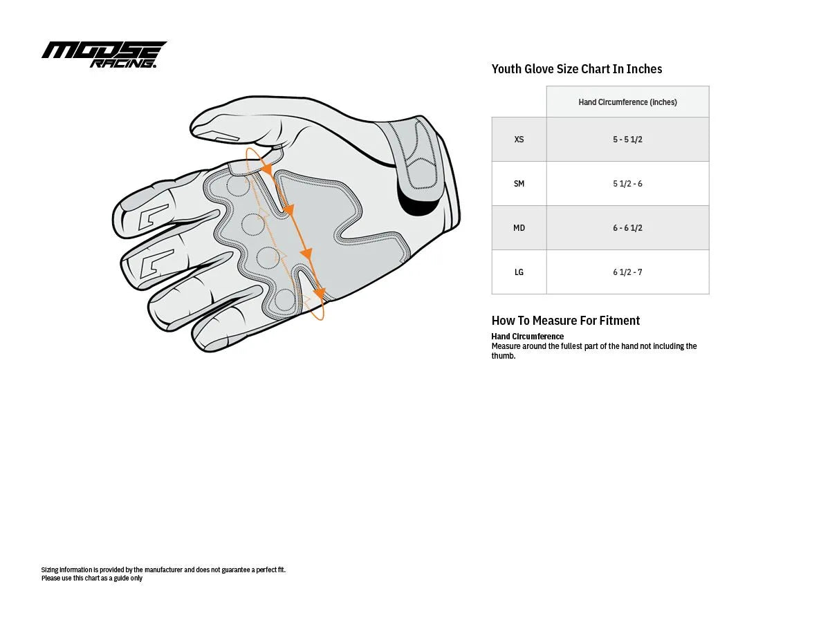 Moose Offroad Youth Sx1™ Gloves - Blue/Red/White