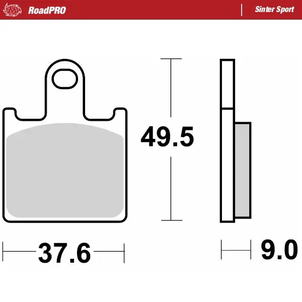 Moto-Master RoadPro Sinter Sport Front Brake Pads
