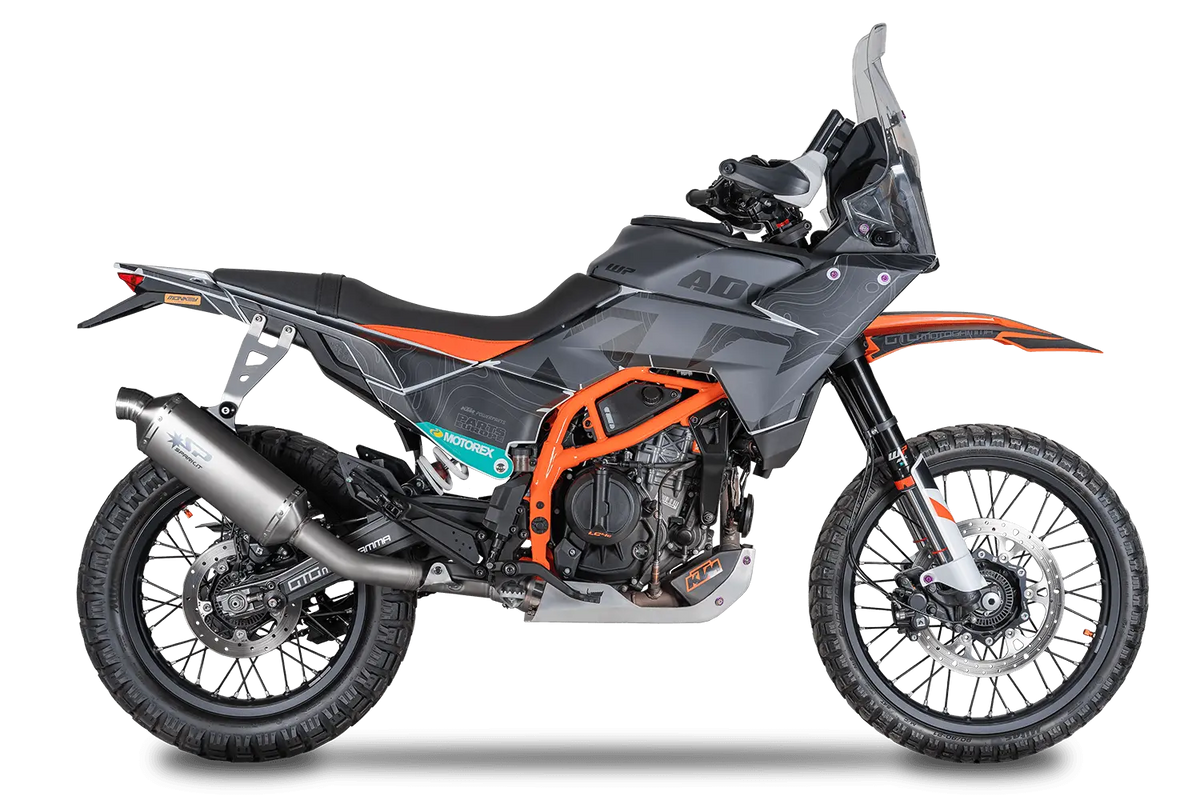 Spark DAKAR Titanium Slip-On Muffler for KTM 390 ADV R