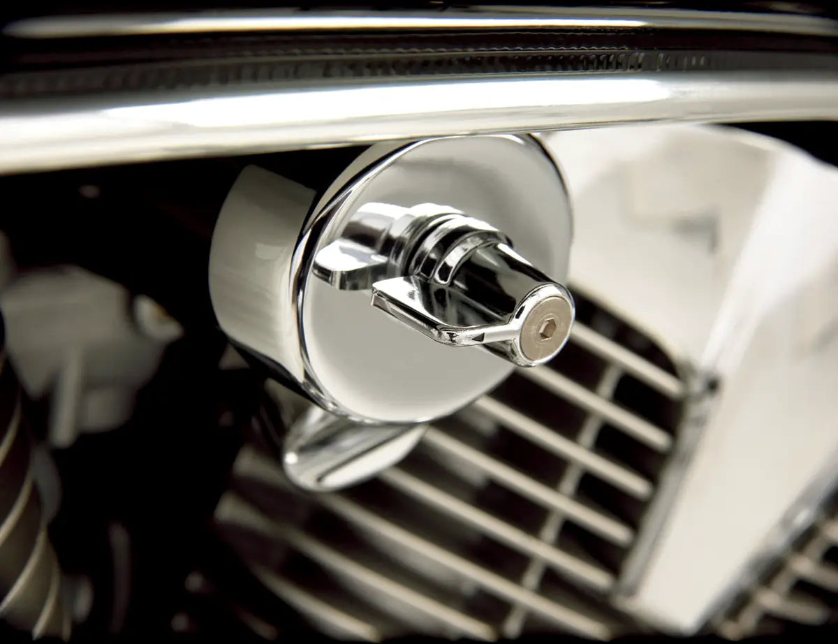 Show Chrome Fuel Shut-Off Plate Cover