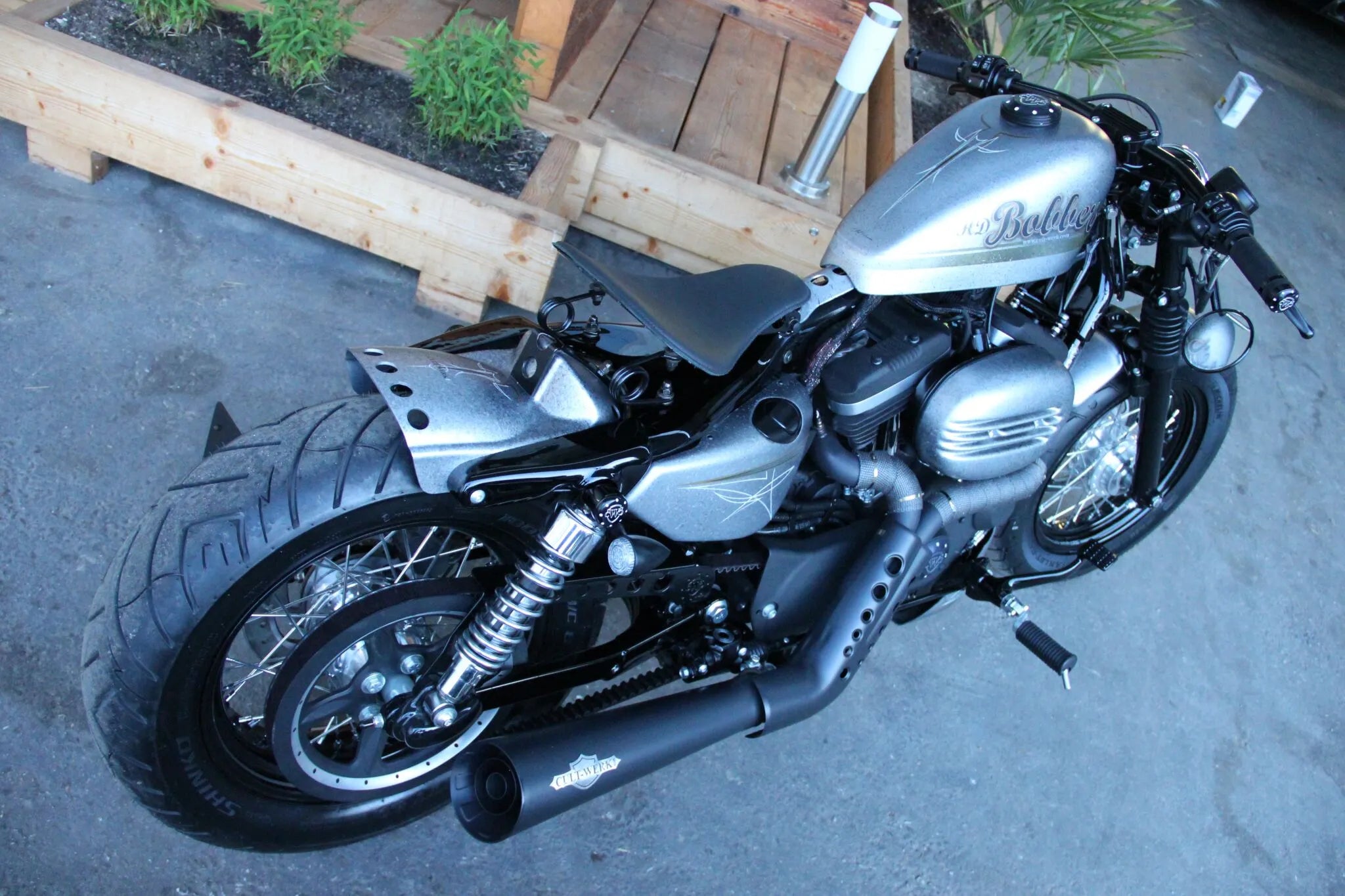 Cult Werk Swing Saddle Old School - Black Leather Solo Seat