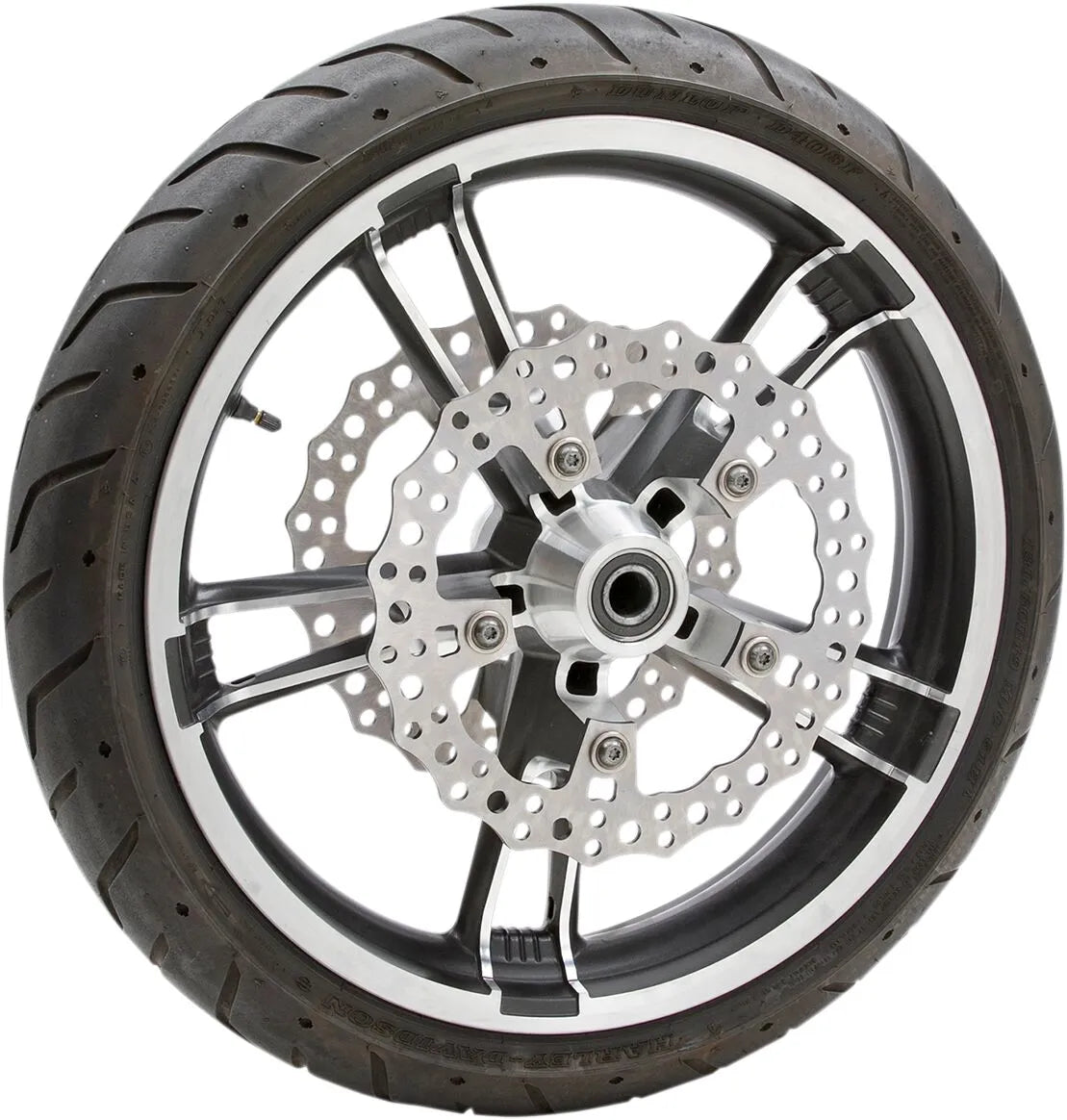 Arlen Ness Jagged Floating Rotor für V-Twin - Vorne