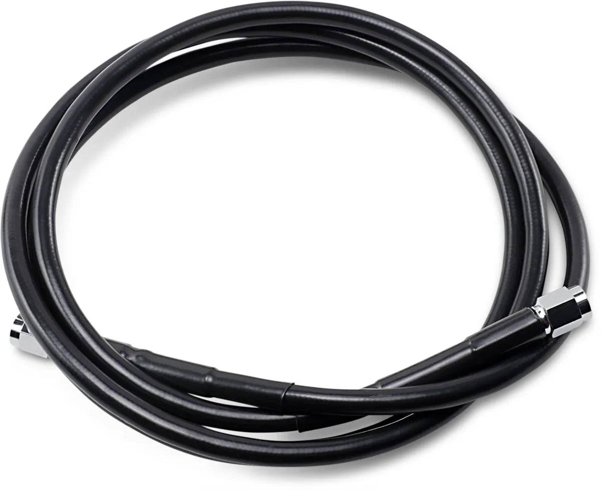 Drag Specialties Universal-Bremsleitung 64" Schwarz Vinyl