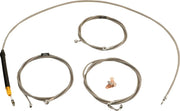 La Choppers Standard Stainless Braided Cable/Brake Line Kit