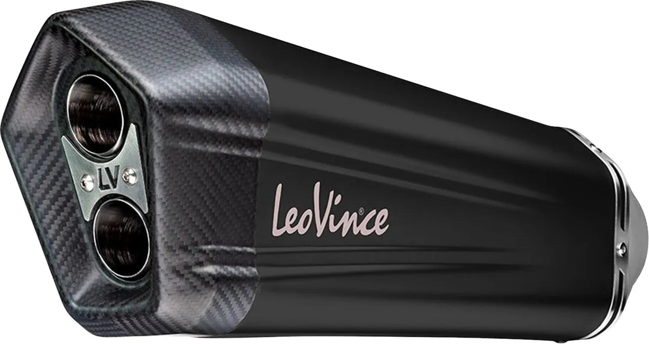 Leovince Lv-12 Black Edition Slip-on Auspuff - ECE Straßenzulassung