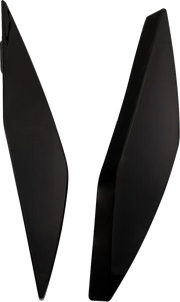 Icon Ultraflite Helmet Side Covers Gloss Black