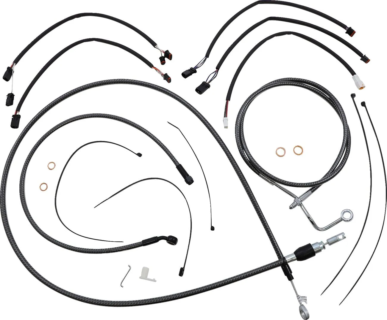 Magnum Shielding KARBONFIBR Handlebar Kit for Ape Hangers