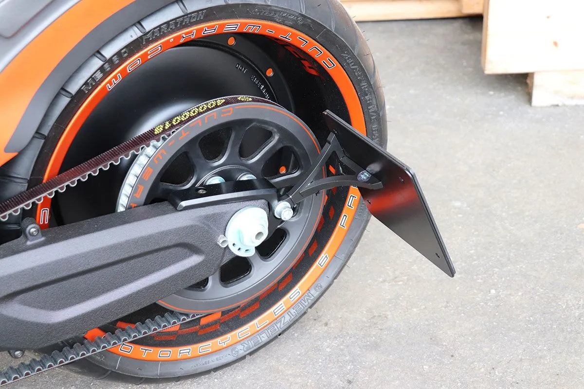 Cult Werk License Plate Holder With Led Light