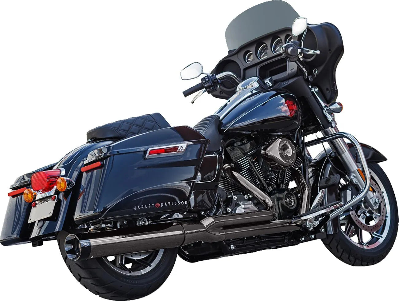 S&S Cycle 2-in-1 Sidewinder Auspuffanlage - Lava Chrome