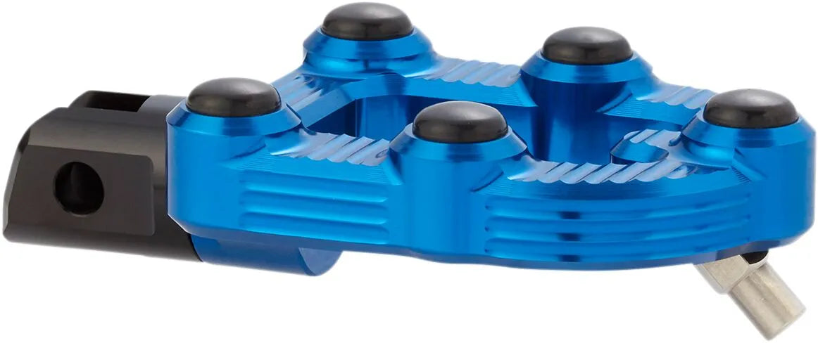 Arlen Ness Mx Foot Pegs - Blue Billet Aluminum