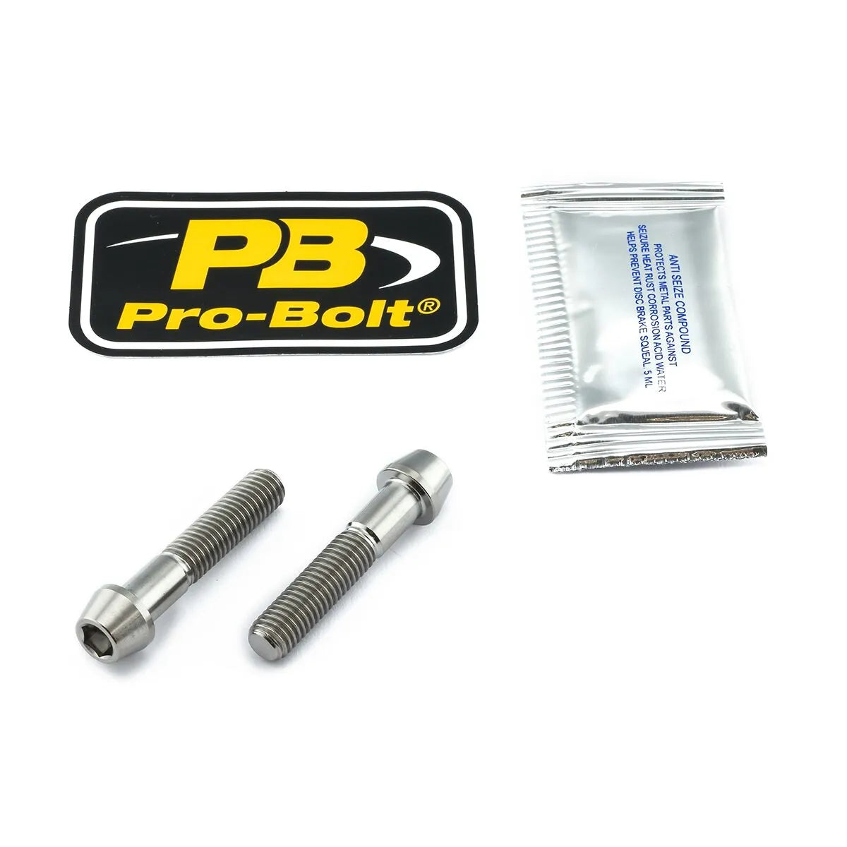 Pro Bolt Titan Bremszangen-Klemmschrauben-Set
