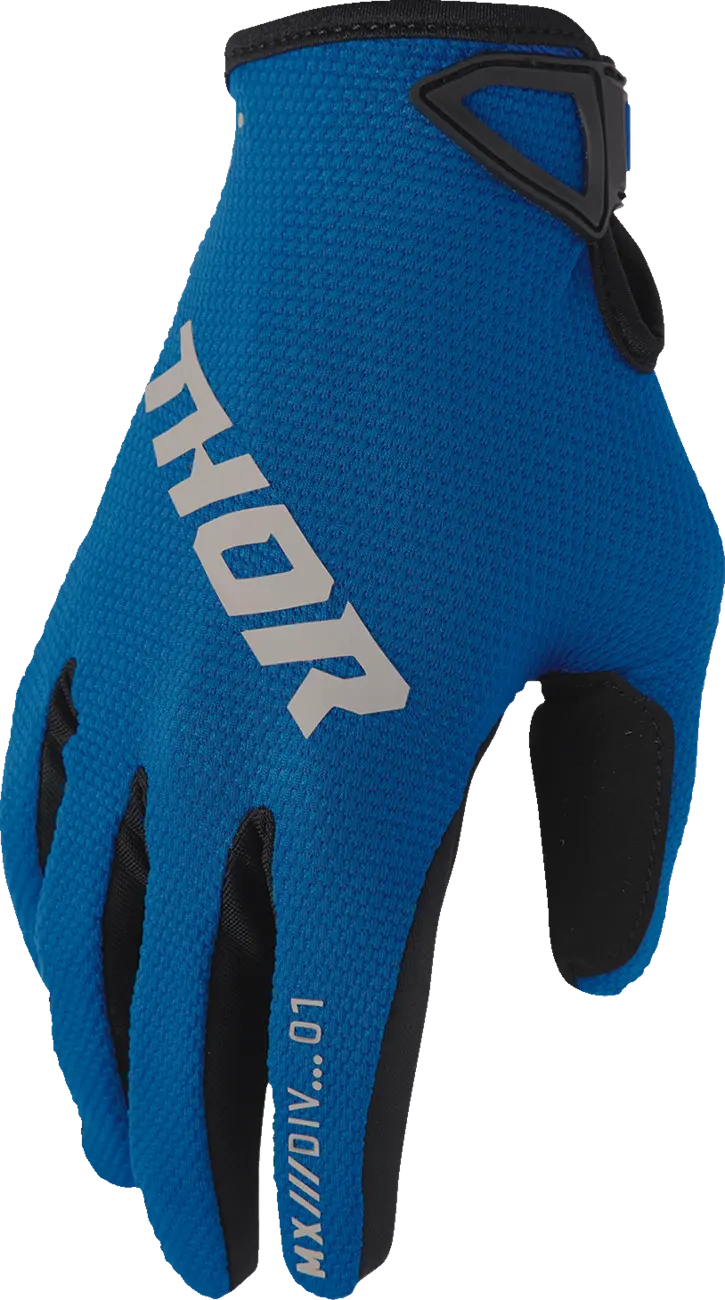 Thor Ridemode Static Gloves - Black/Blue