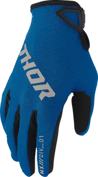 Thor Ridemode Static Gloves - Black/Blue