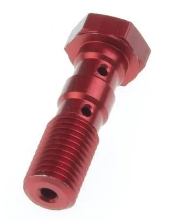 Trw M10 Banjo Bolt - Doppelt - Aluminium