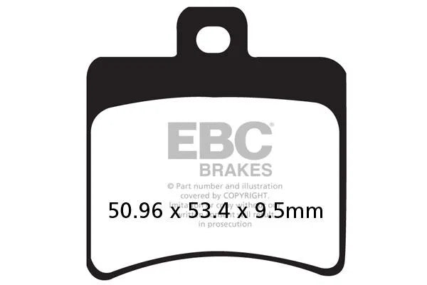 Ebc Sfa-hh Sinter Bremsbeläge Für Roller - Hinten