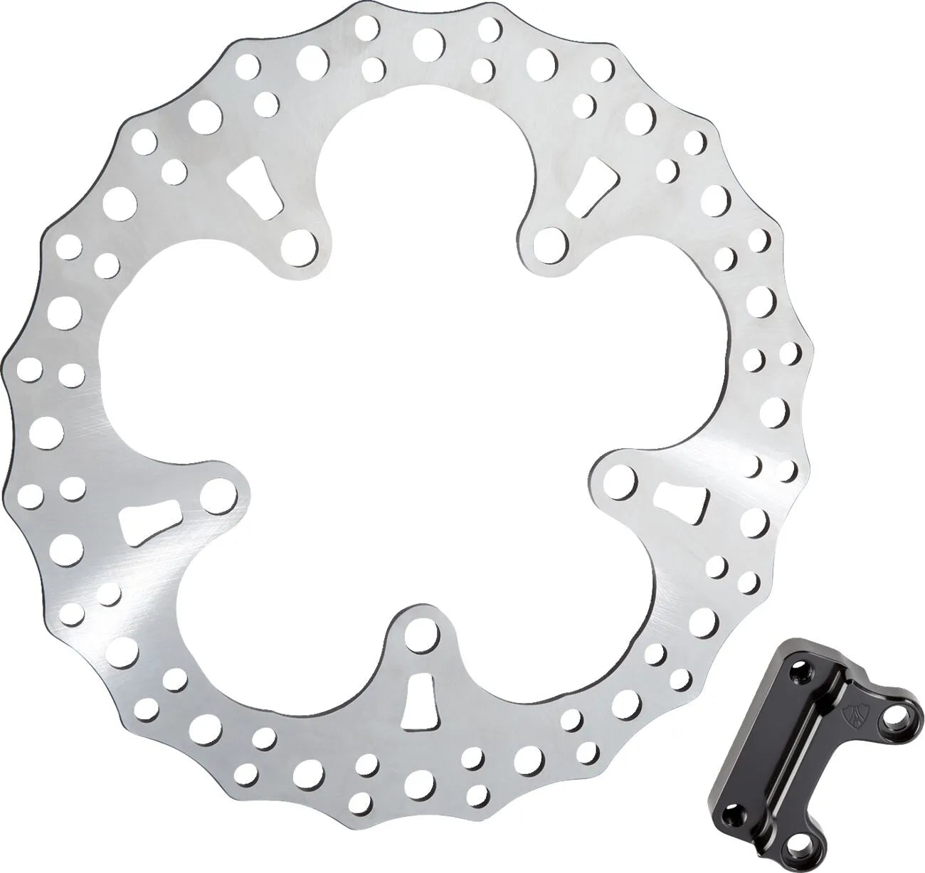 Arlen Ness Jagged Floating Bremsscheibe - 13" Edelstahl - Vorne